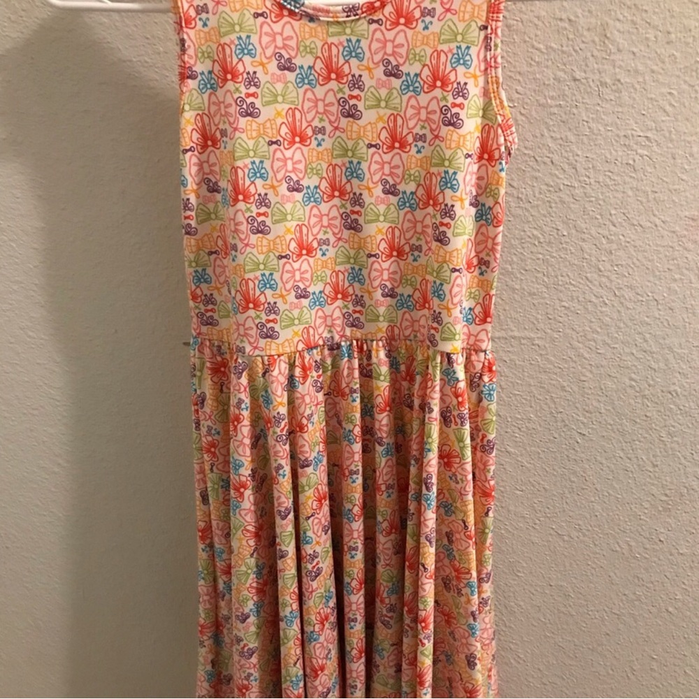 Dot Dot Smile Girls' Sleeveless Butterfly Print Dress - Size 8/10